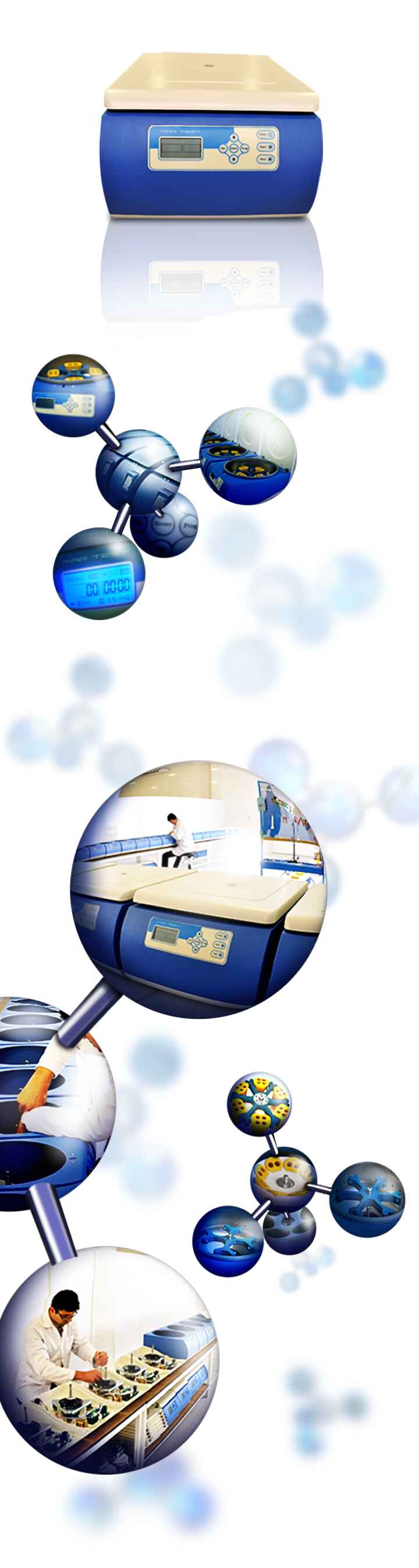 سانتریفیوژ 16 شاخه 6000 دور دیجیتال