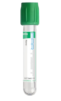 لوله وکیوم خون گیری هپارین (Heparin)